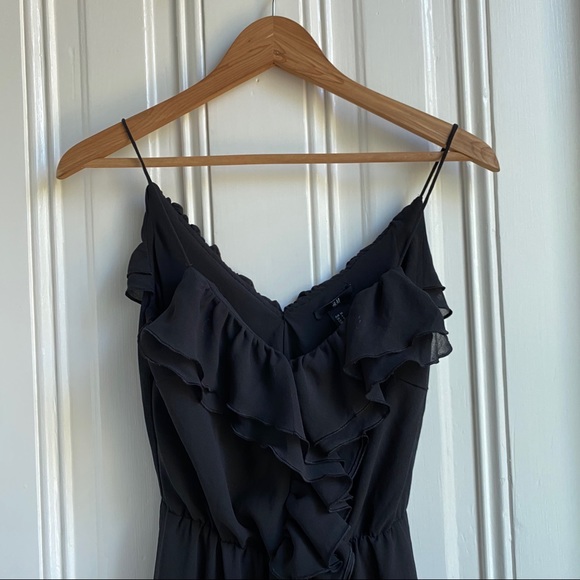 H&M Black Ruffle Dress - Picture 2 of 7